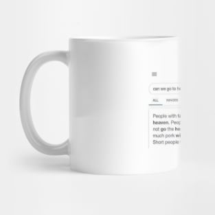 Can We Go to Heaven with Tattoos? - Google Search Meme Tee Mug